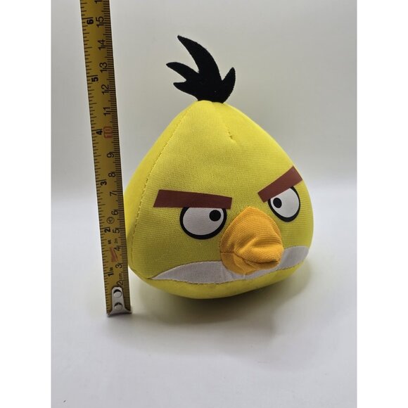 Angry Bird Beanie Plush small 2012 yellow chuck Stuffed Animal Toy - Picture 6 of 8